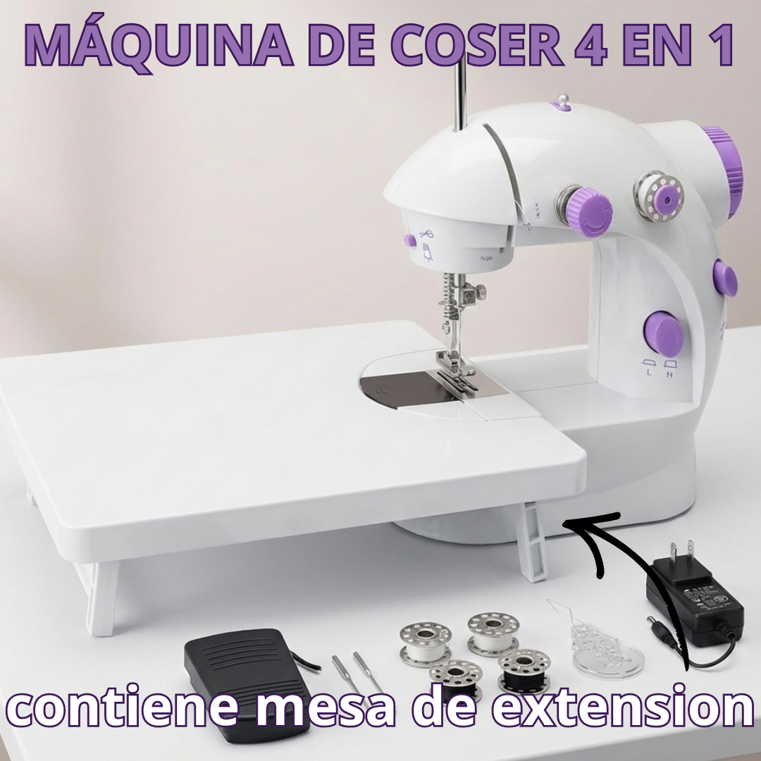 MAQUINA DE COSER CON EXTENSION