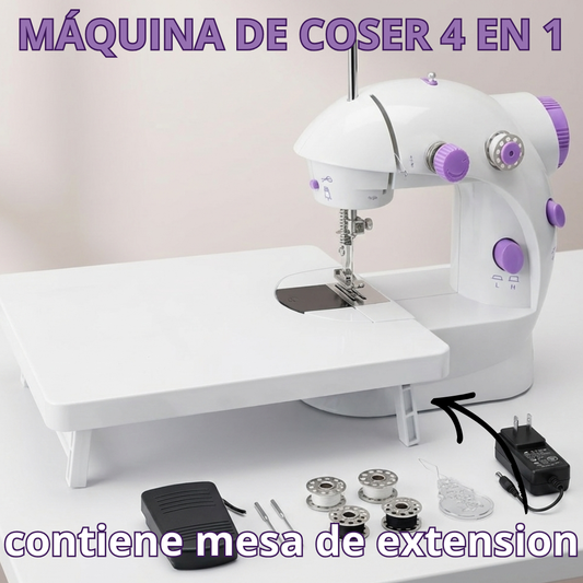 MAQUINA DE COSER CON EXTENSION