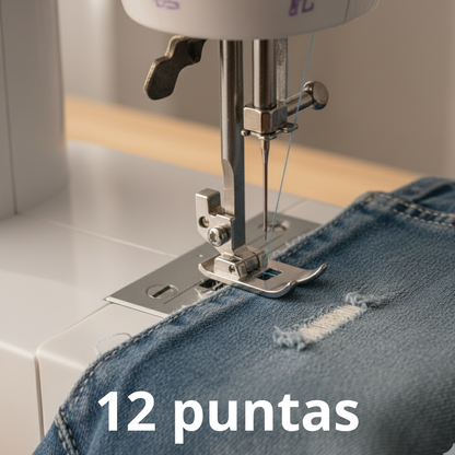 MAQUINA DE COSER CON EXTENSION