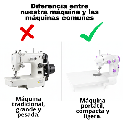 MAQUINA DE COSER CON EXTENSION