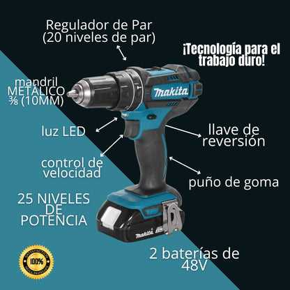 KIT DE TALADRO MAKITA